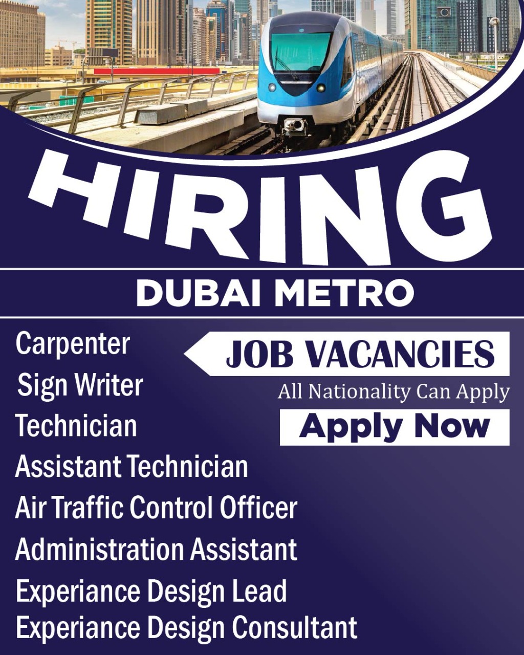 Dubai Metro Jobs and Careers